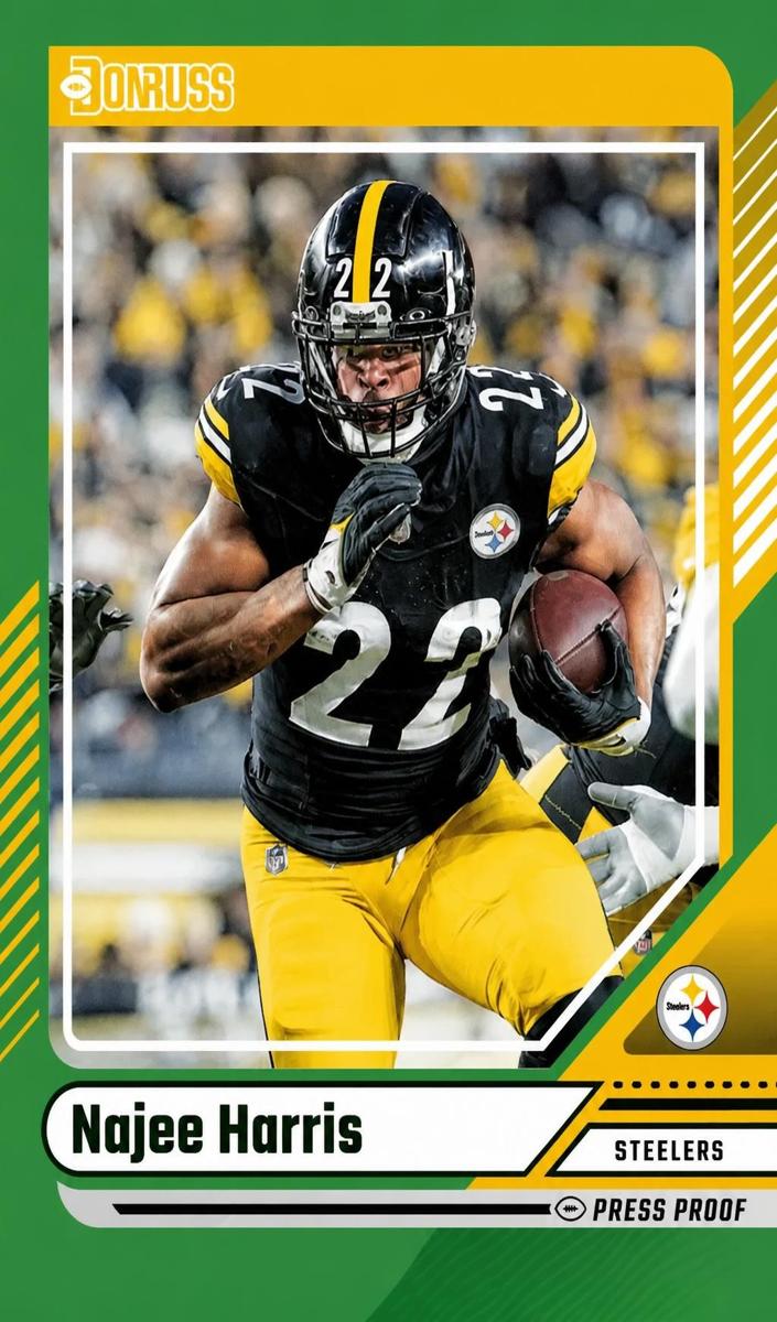 2024 Panini Donruss Football Press Proof Green Najee Harris #98