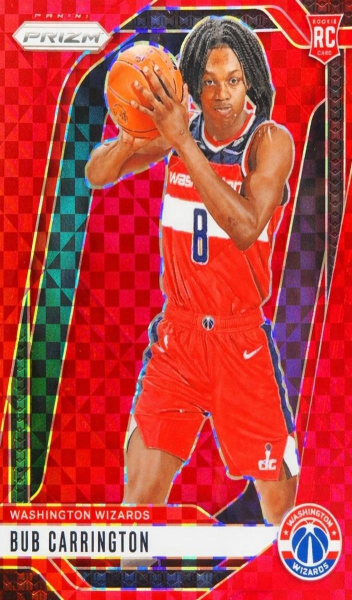 2024 Panini Prizm Basketball Red Power Bub Carrington #244