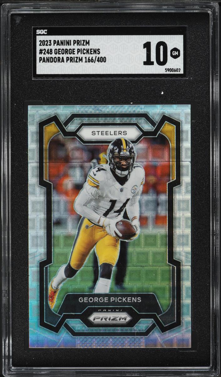 2023 Panini Prizm Football Pandora George Pickens #248 PSA 10