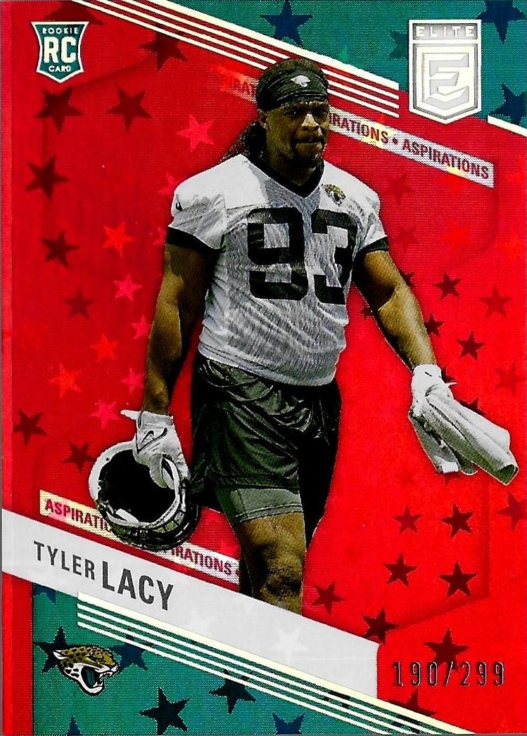 2023 Donruss Elite Football Aspirations Shimmer Tyler Lacy #190