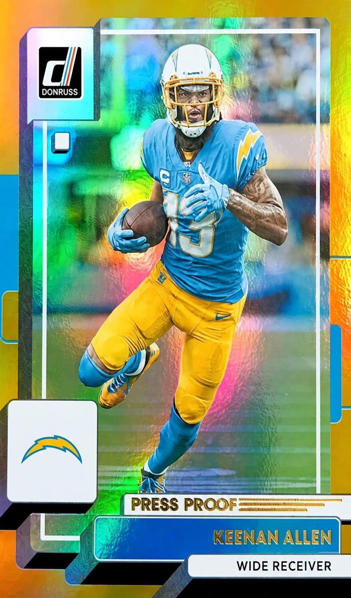 2022 Panini Donruss Football Press Proof Premium Keenan Allen #291
