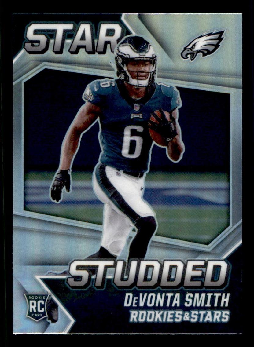 2021 Panini Rookies and Stars Football Silver DeVonta Smith #SS-26 PSA 10