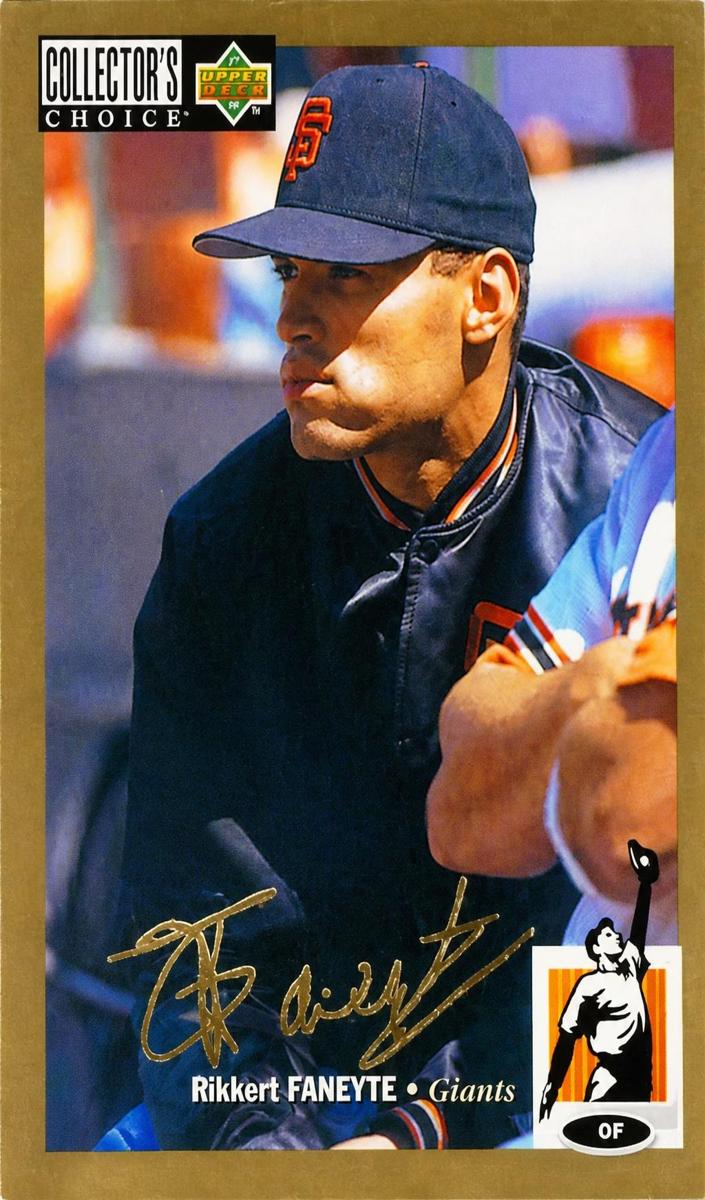 1994 Upper Deck Collector's Choice Baseball Gold Signature Rikkert Faneyte #97