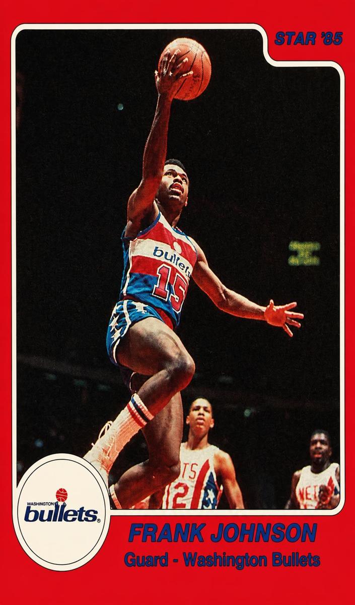 1984 Star Basketball Frank Johnson #189 PSA 8