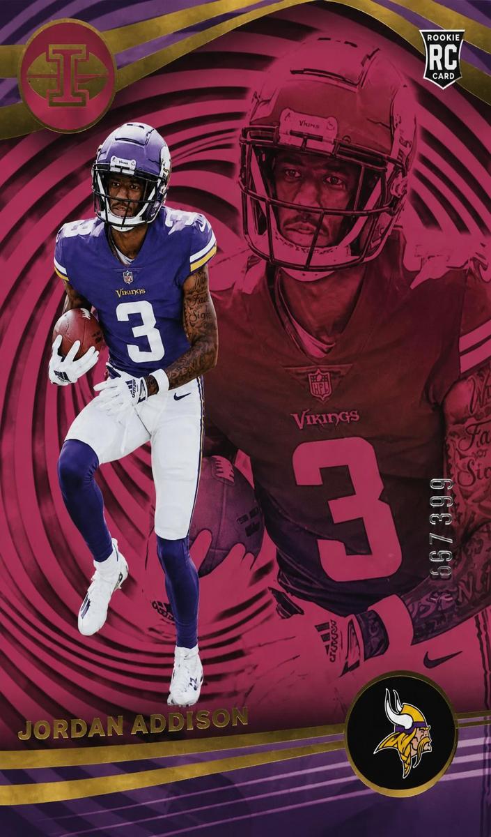 2023 Panini Illusions Football Trophy Collection Pink Jordan Addison #73