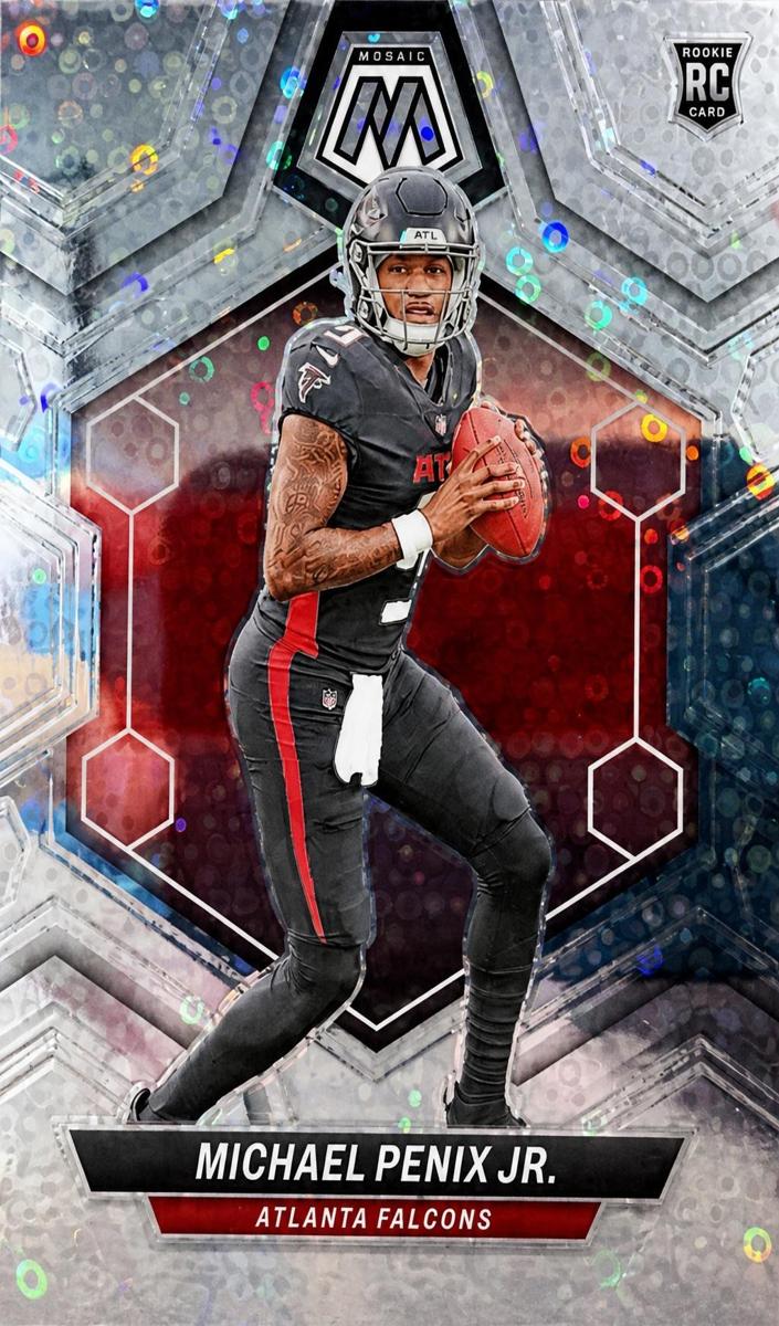 2024 Panini Mosaic Football No Huddle Silver Michael Penix Jr. #308 PSA 9