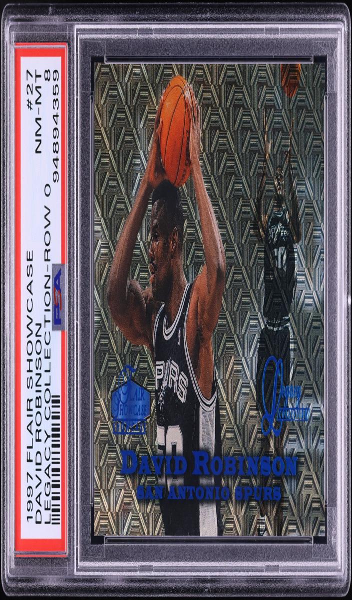 1997 Flair Showcase Basketball Row 0 David Robinson #27