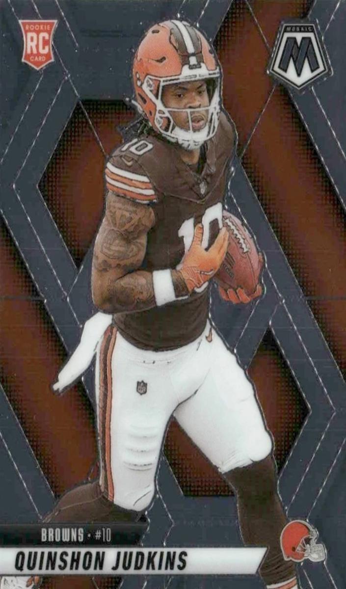 2025 Panini Mosaic Football Quinshon Judkins #365