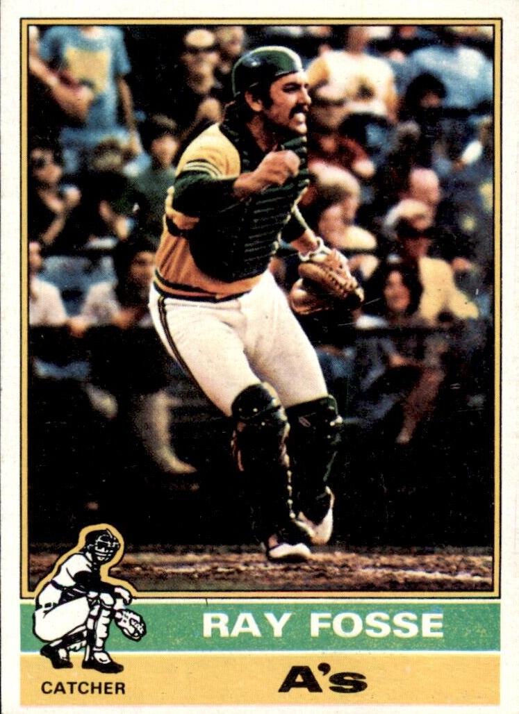 1976 Topps Baseball Ray Fosse #554 PSA 9