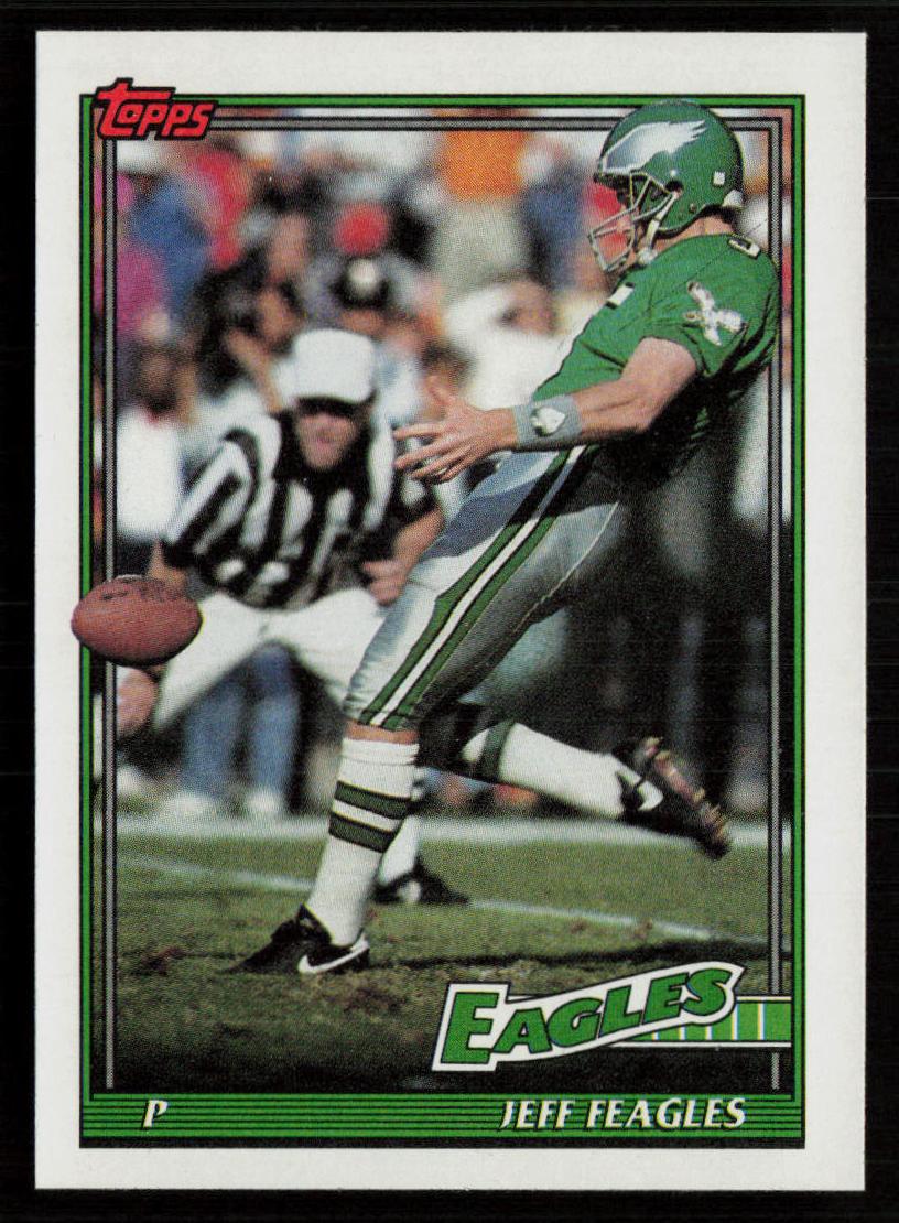 1991 Topps Football Jeff Feagles #214