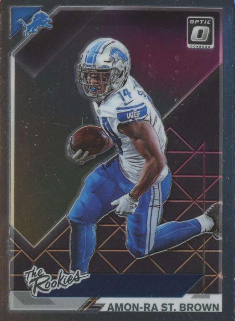 2021 Donruss Optic Football Amon-Ra St. Brown #TR-17 PSA 9