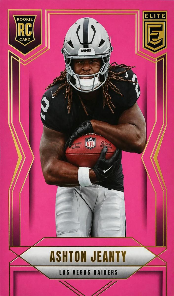 2025 Donruss Elite Football Pink Ashton Jeanty #113 PSA 9