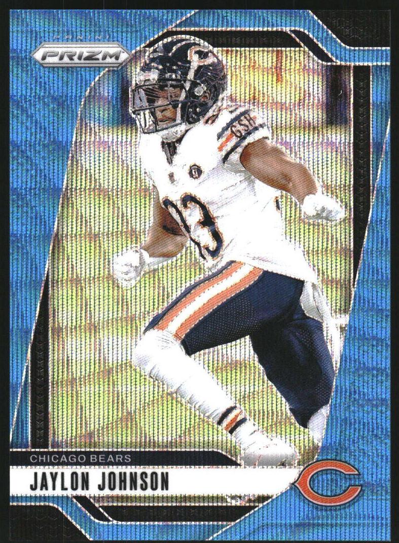 2024 Panini Prizm Football Blue Wave Jaylon Johnson #51