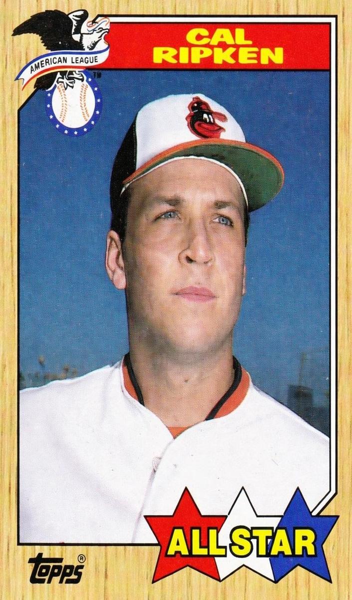1987 Topps Baseball All-Star Cal Ripken #609