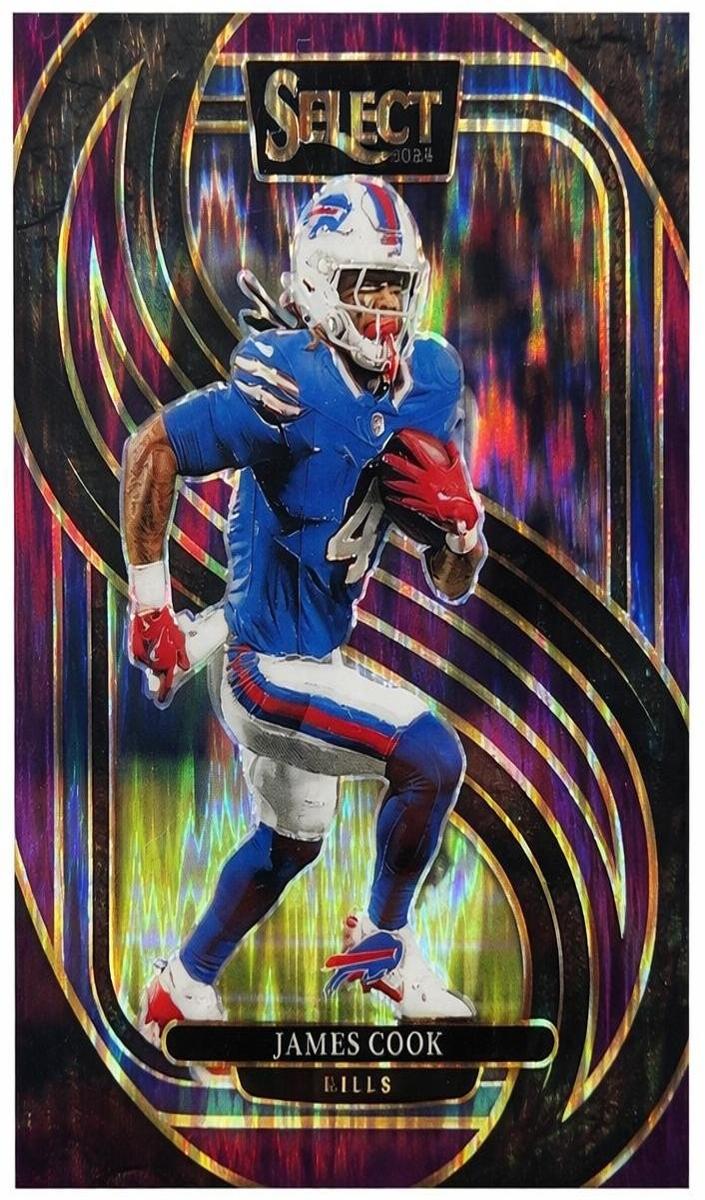 2024 Panini Select Football Purple Shock James Cook #167