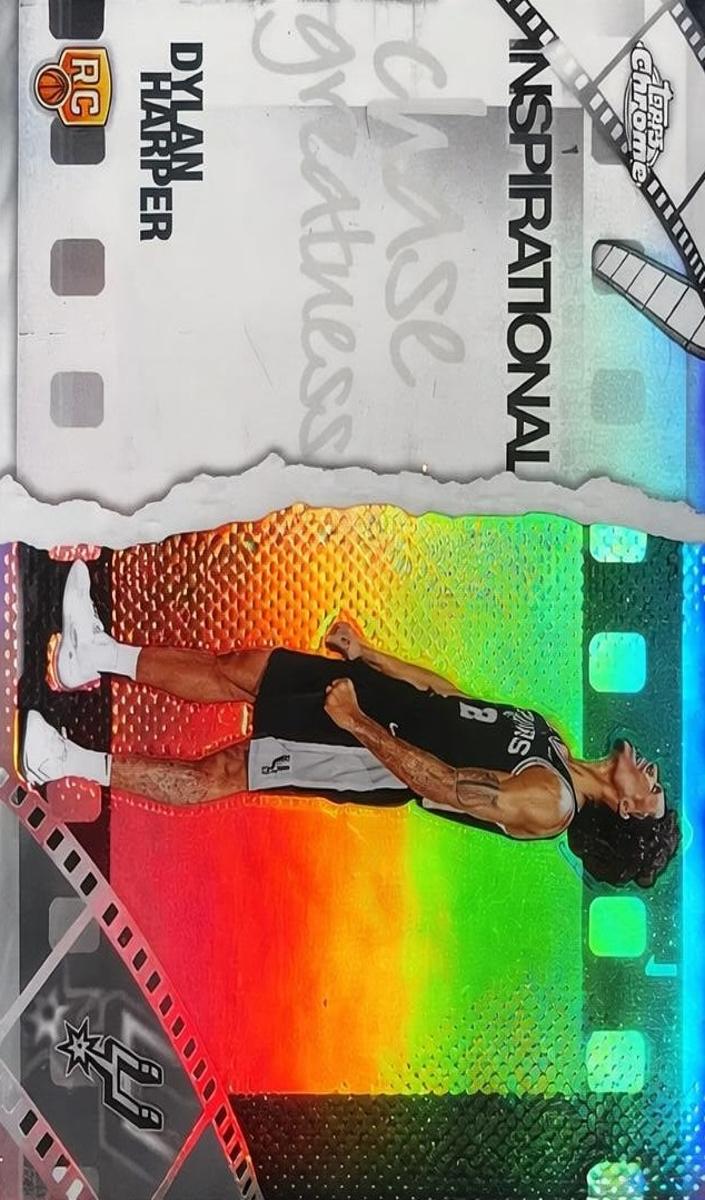 2025 Topps Chrome Basketball Refractor Dylan Harper #IP-19 PSA 10