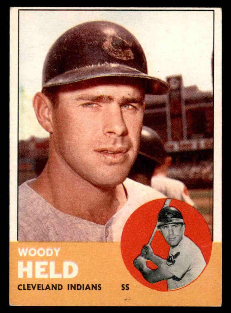 1963 Topps Baseball Woody Held #435 PSA 7.5