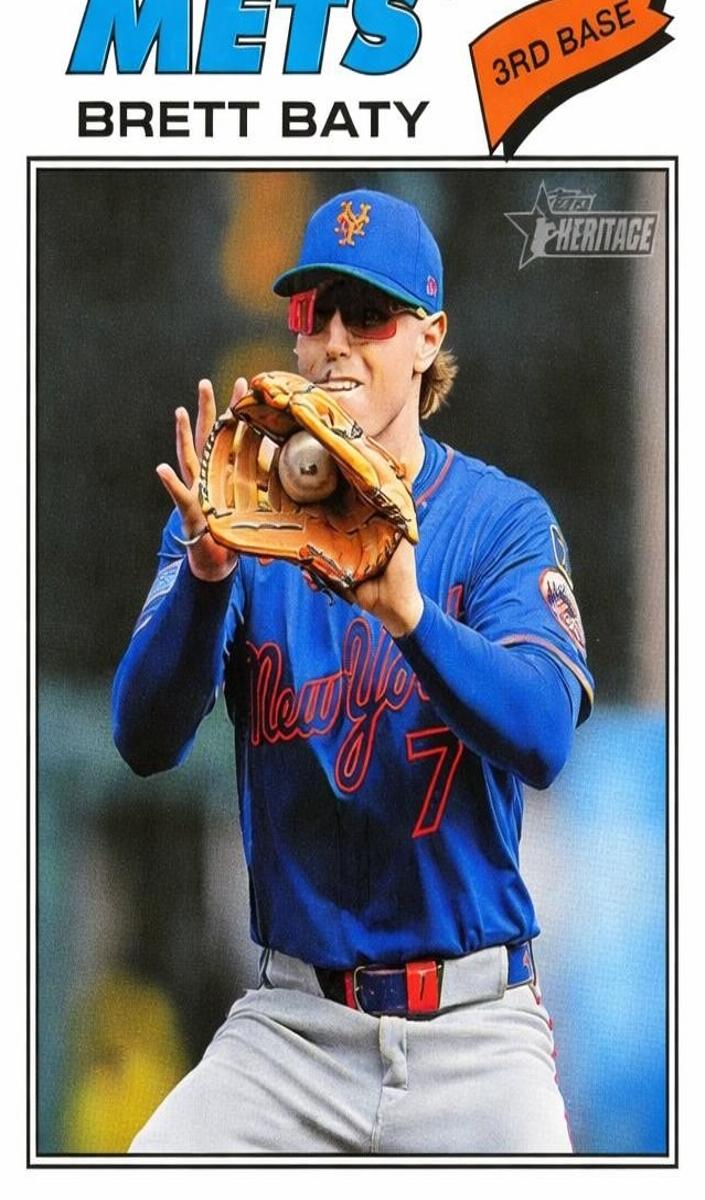 2026 Topps Heritage Baseball Brett Baty #19