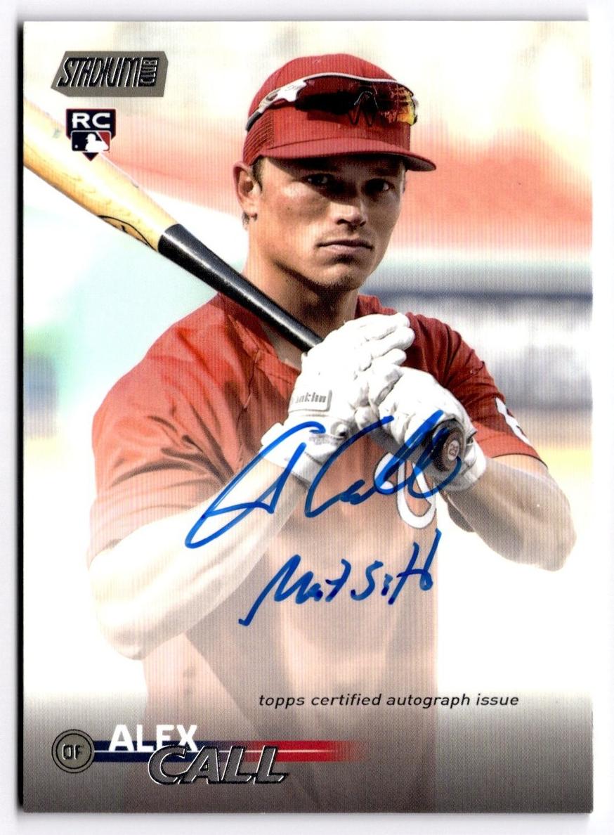2023 Topps Stadium Club Baseball Alex Call #SCBA-AC PSA 8