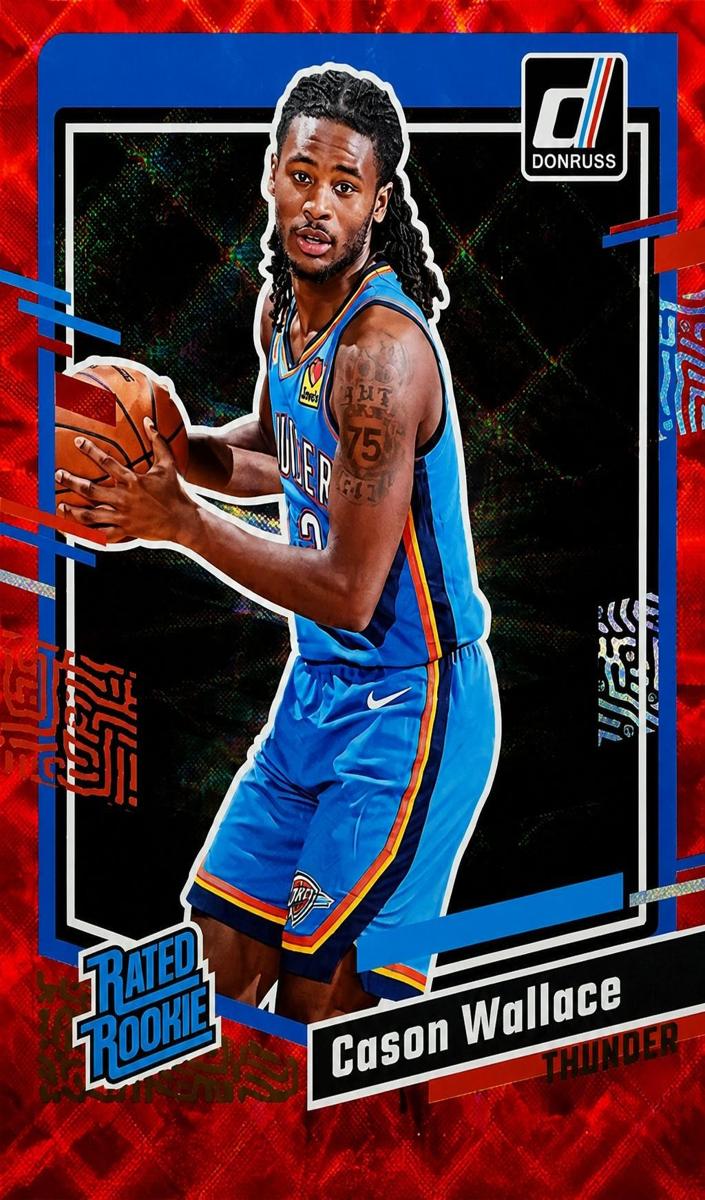 2023 Panini Donruss Basketball Red Cason Wallace #231