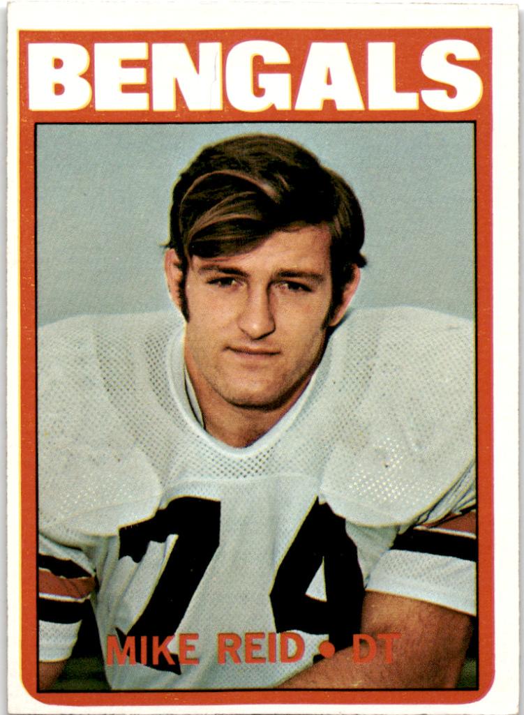 1972 Topps Football Mike Reid #67 PSA 8