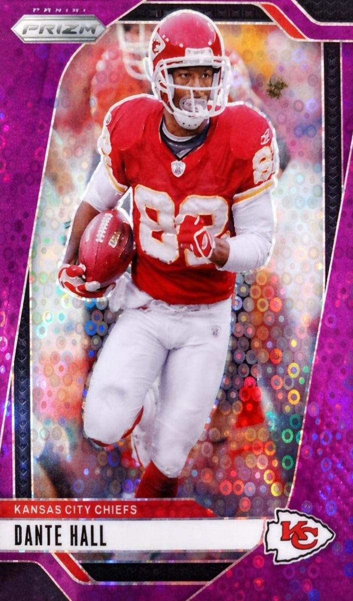 2024 Panini Prizm Football Purple Power Dante Hall #146