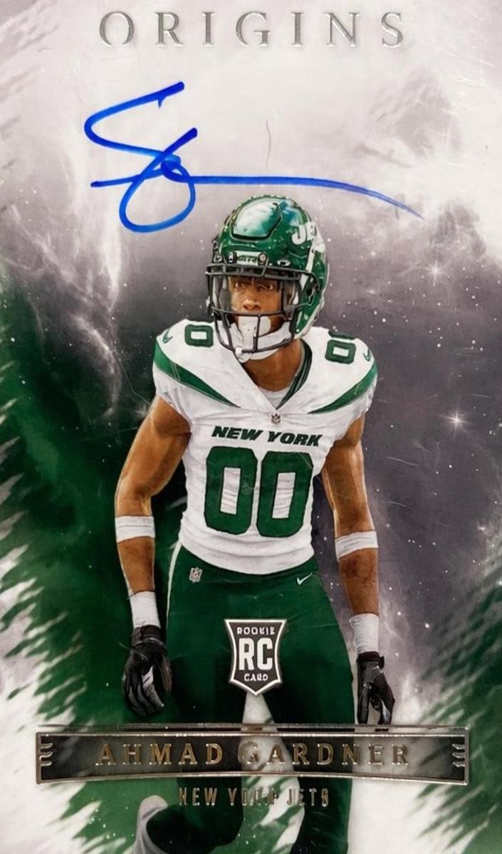 2022 Panini Origins Football Ahmad "Sauce" Gardner #RAU-AGA
