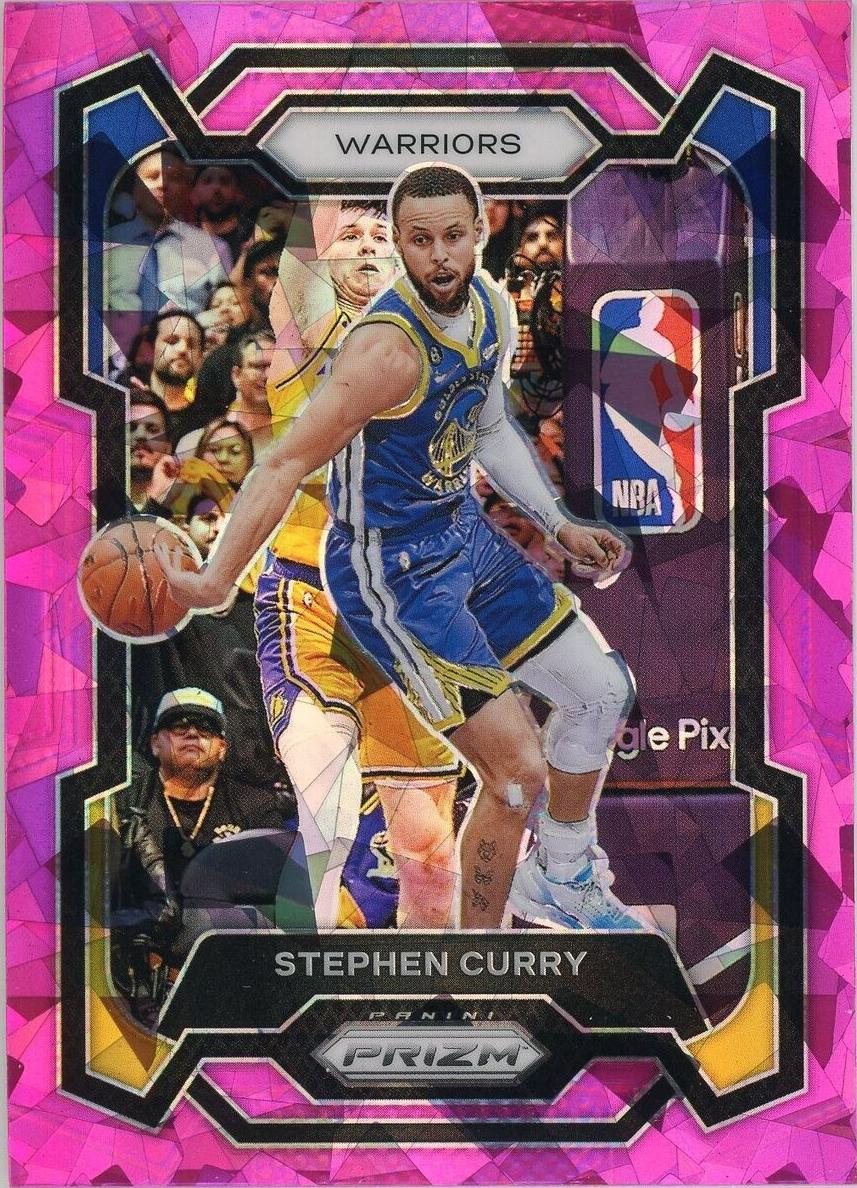2023 Panini Prizm Basketball Pink Ice Stephen Curry #119 PSA 10
