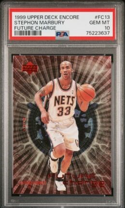 1999 Upper Deck Encore Basketball Stephon Marbury #FC13 PSA 10