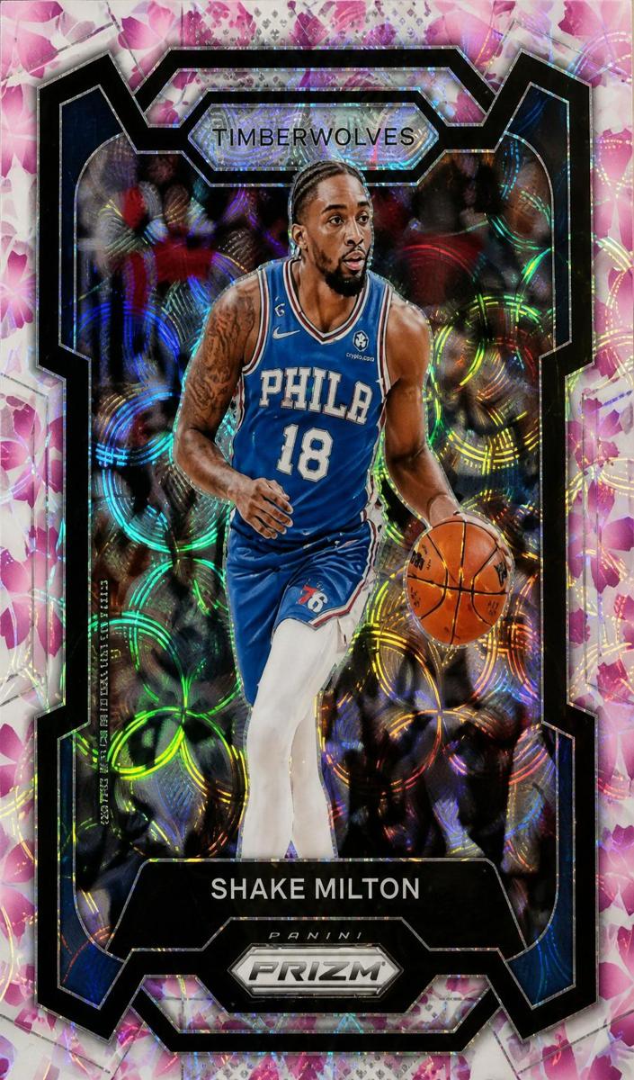 2023 Panini Prizm Basketball Choice Cherry Blossom Shake Milton #215