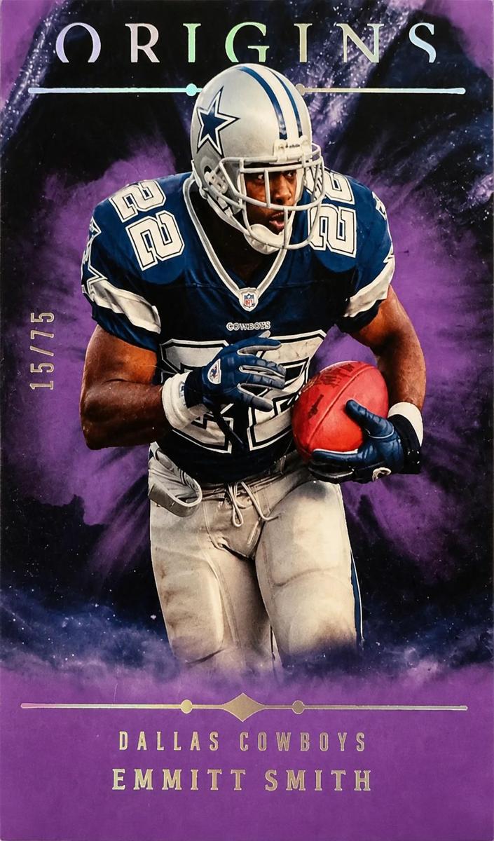 2024 Panini Origins Football Purple Emmitt Smith #21