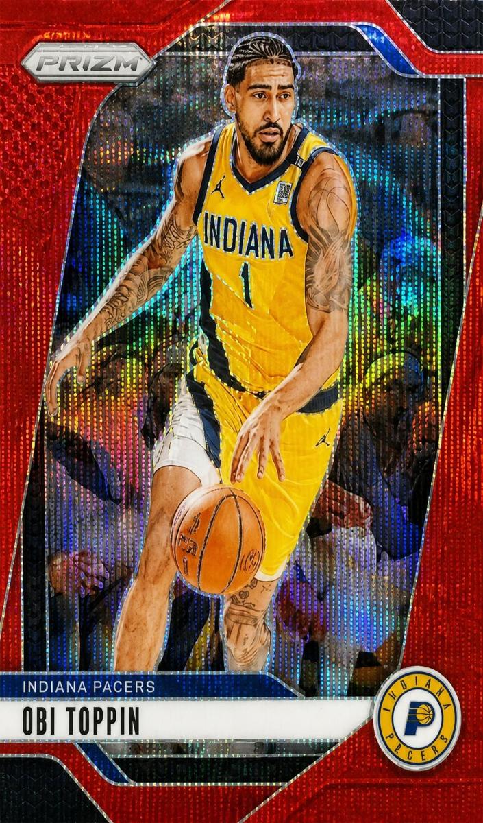 2024 Panini Prizm Basketball Ruby Wave Obi Toppin #11