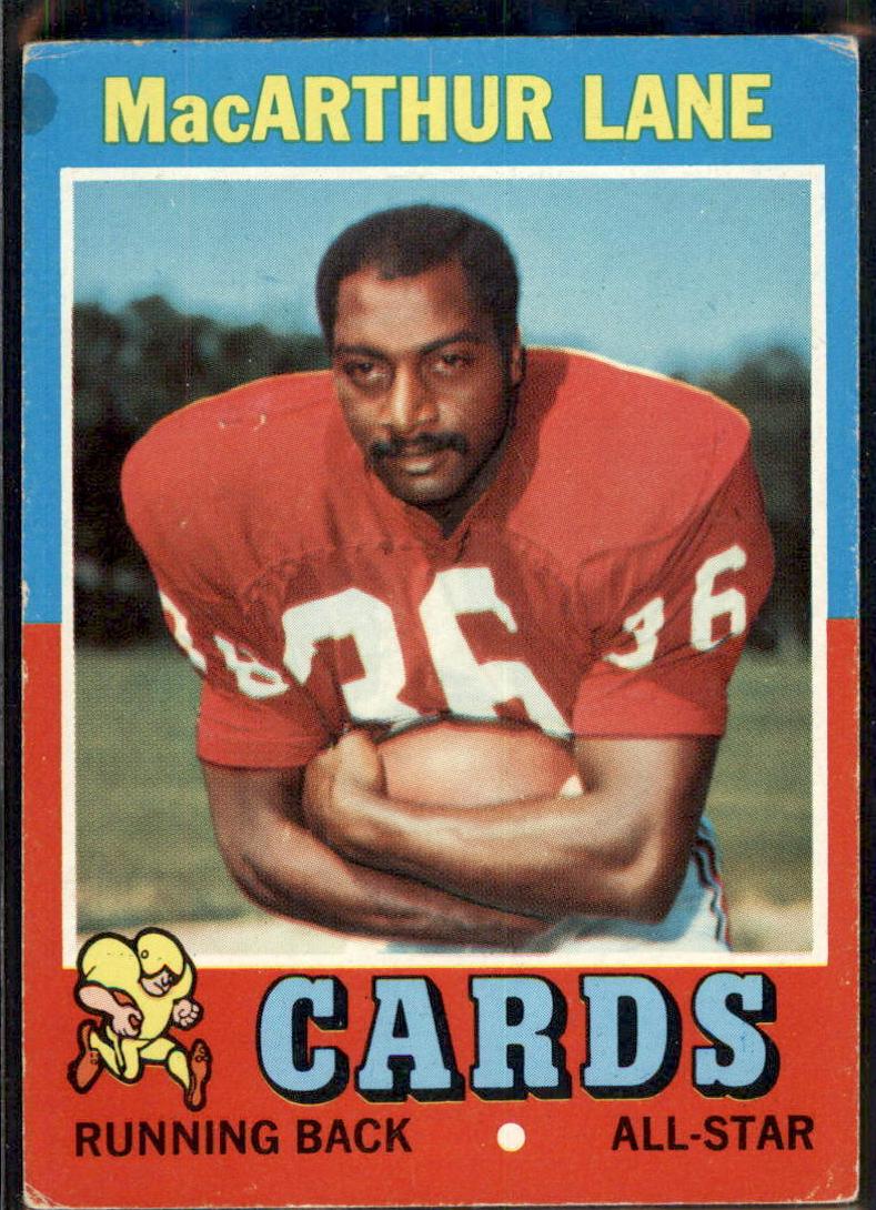 1971 Topps Football MacArthur Lane #135