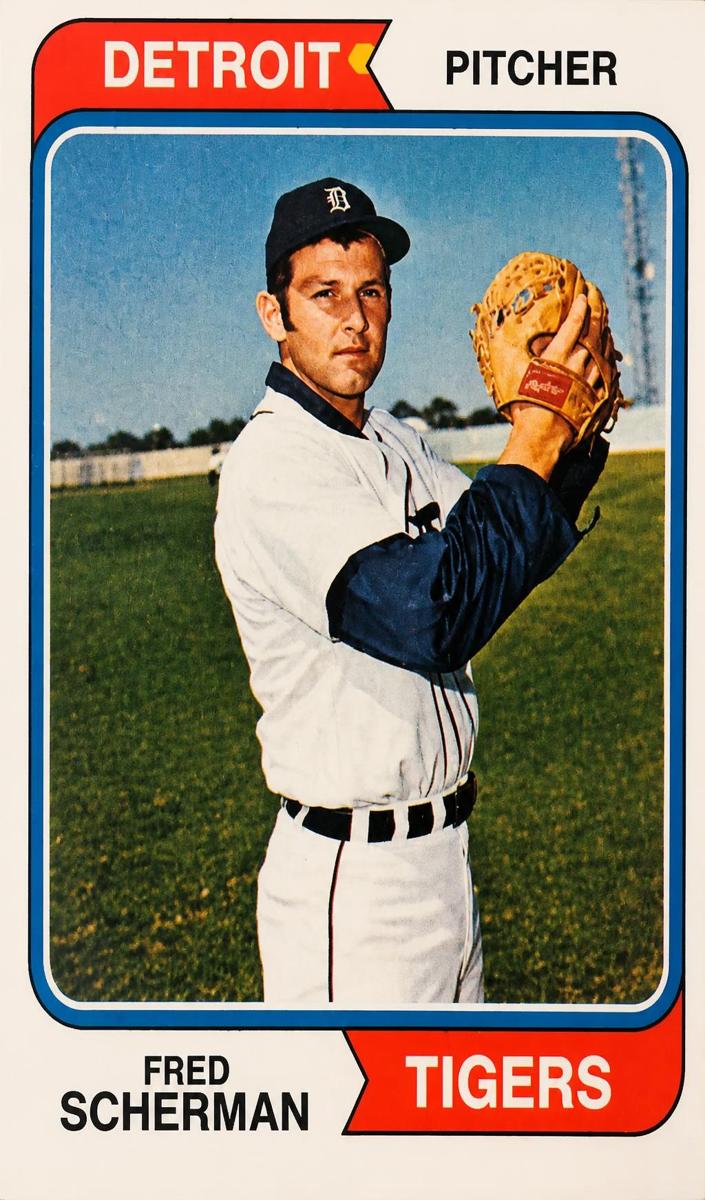 1974 O-Pee-Chee Baseball Fred Scherman #186