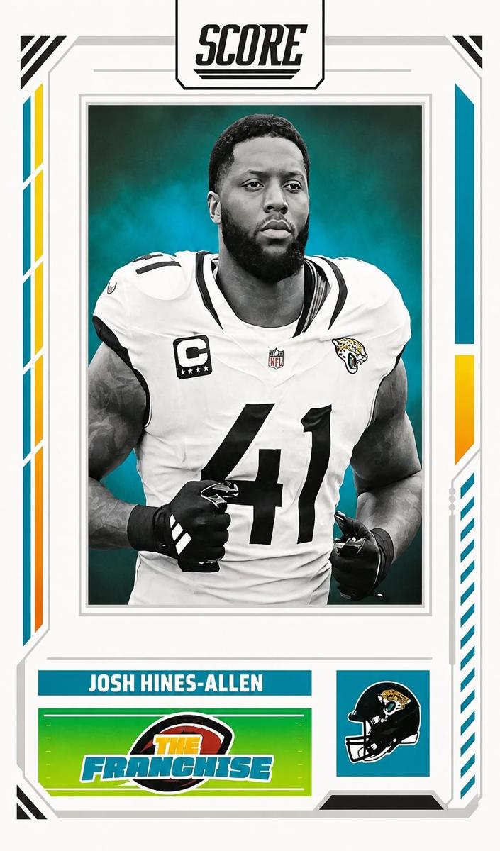 2025 Panini Score Football Josh Hines-Allen #15