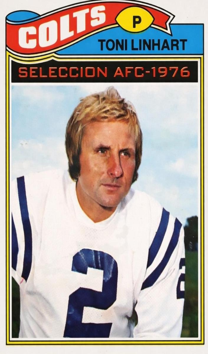 1977 Topps Mexican Football Toni Linhart #190 PSA 3