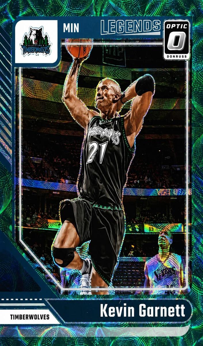 2024 Donruss Optic Basketball Green International Kevin Garnett #246