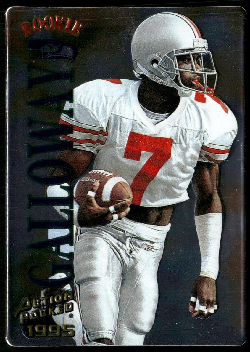 1995 Action Packed Football Quick Silver Joey Galloway #38