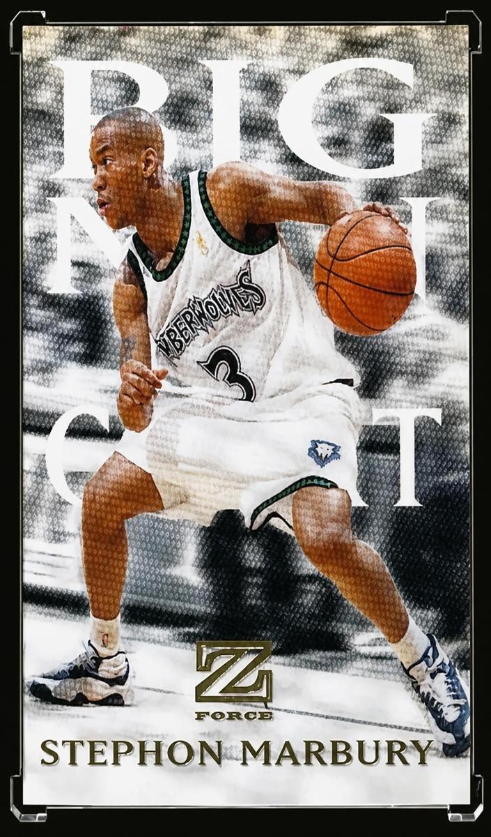 1997 Skybox Z-Force Basketball Stephon Marbury #11BMOC PSA 9