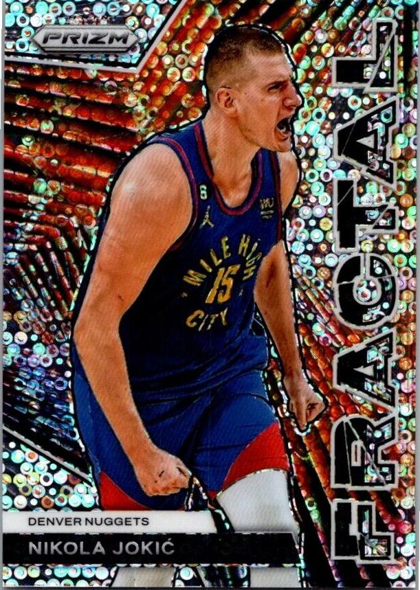 2023 Panini Prizm Basketball Fast Break Nikola Jokic #7 PSA 9