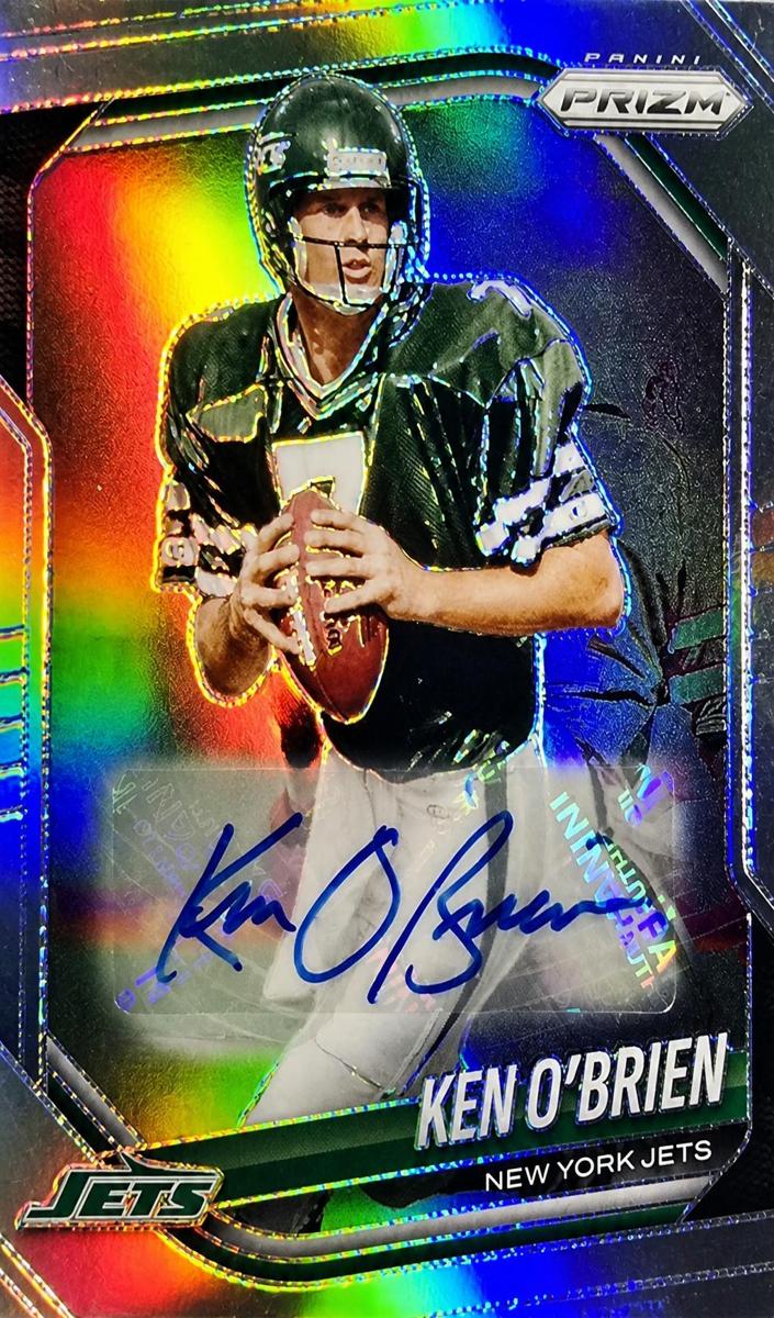 2025 Panini Prizm Football Silver Ken O'Brien #185 PSA 9