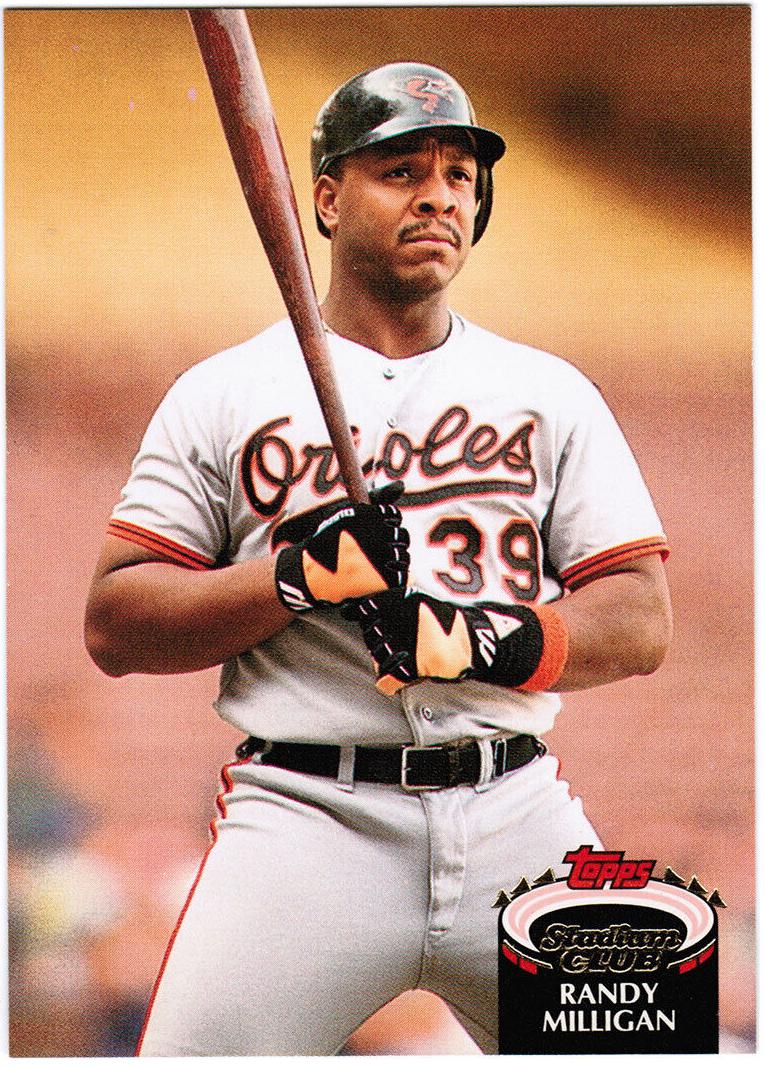 1992 Topps Stadium Club Baseball Randy Milligan #587