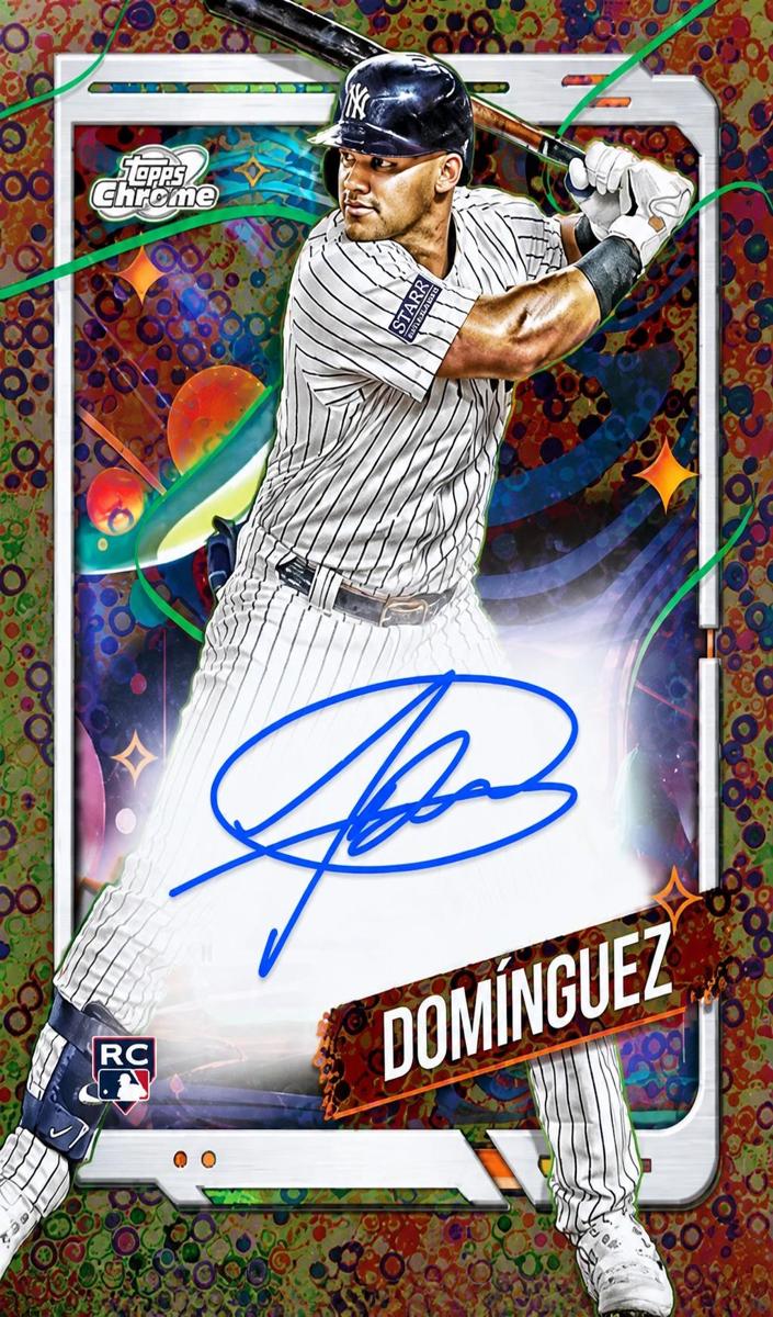 2024 Topps Chrome Black Baseball Jasson Dominguez #CBA-JDO