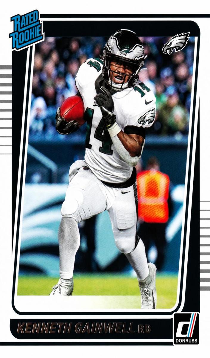 2021 Panini Donruss Football Aqueous Test Kenneth Gainwell #267 PSA 9