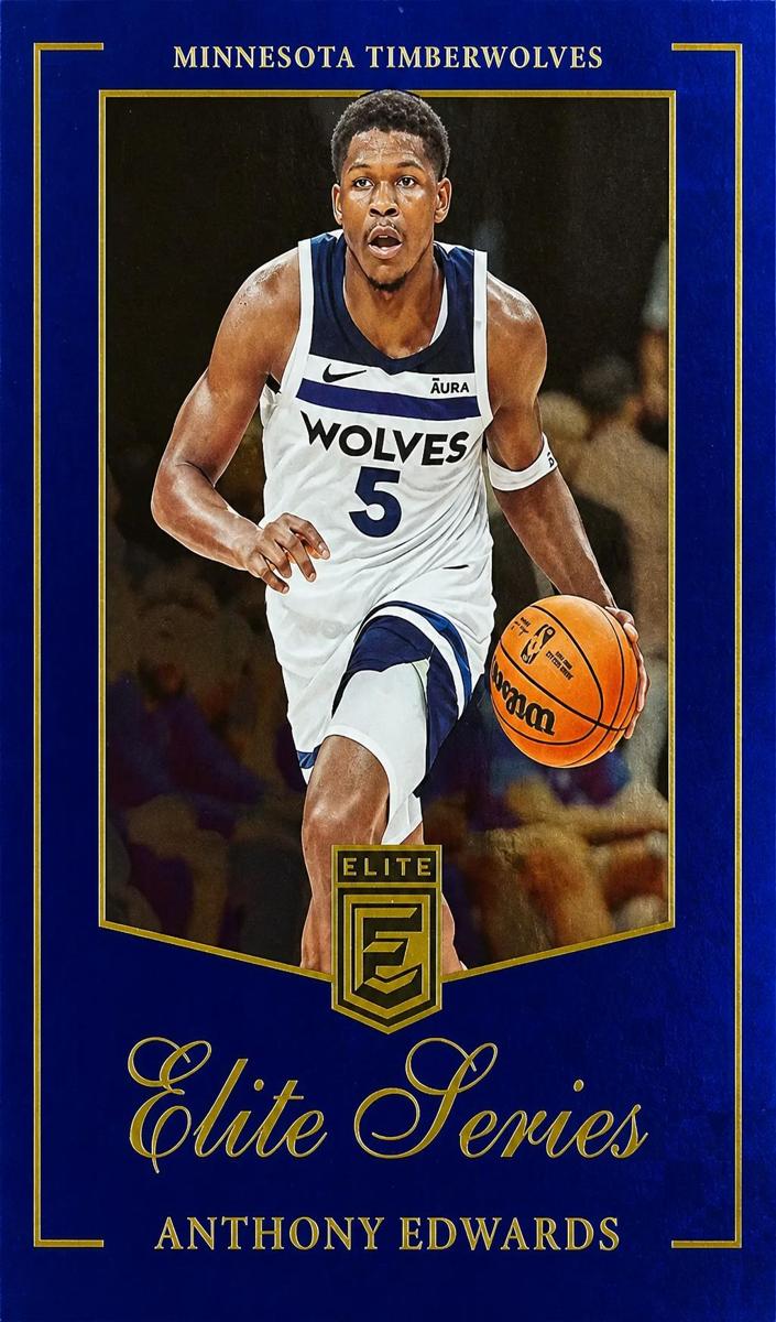 2023 Donruss Elite Basketball Blue Anthony Edwards #14