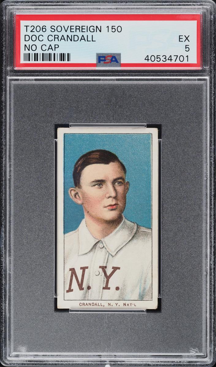 1909-11 T206 Baseball Portrait - No Cap Doc Crandall #NNO