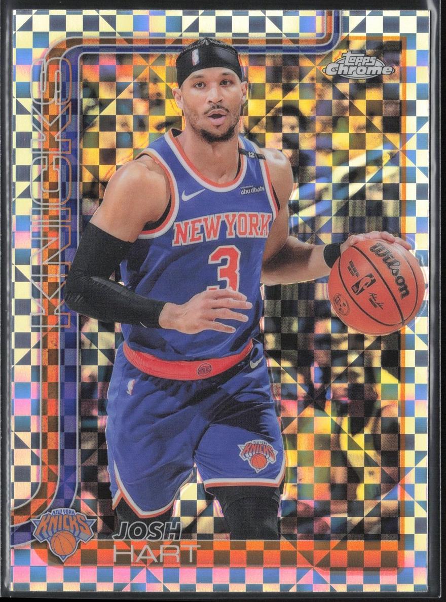 2025 Topps Chrome Basketball X-Fractor Josh Hart #160 RAW Ungraded