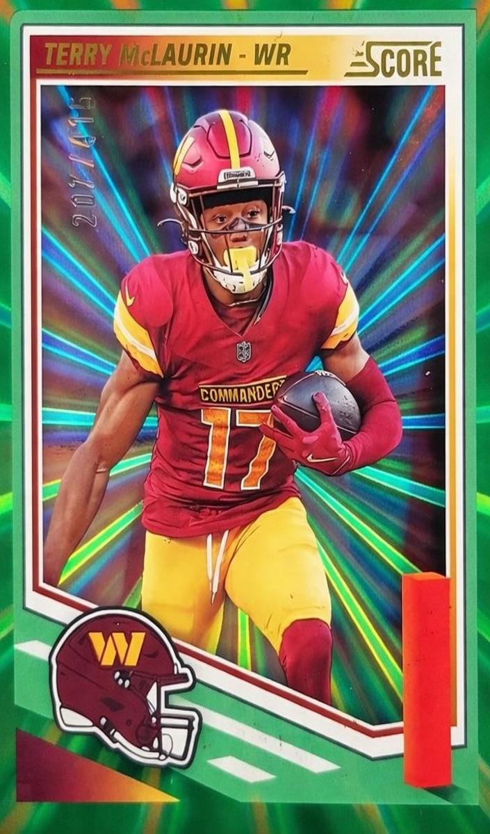 2025 Panini Score Football Green Terry McLaurin #183