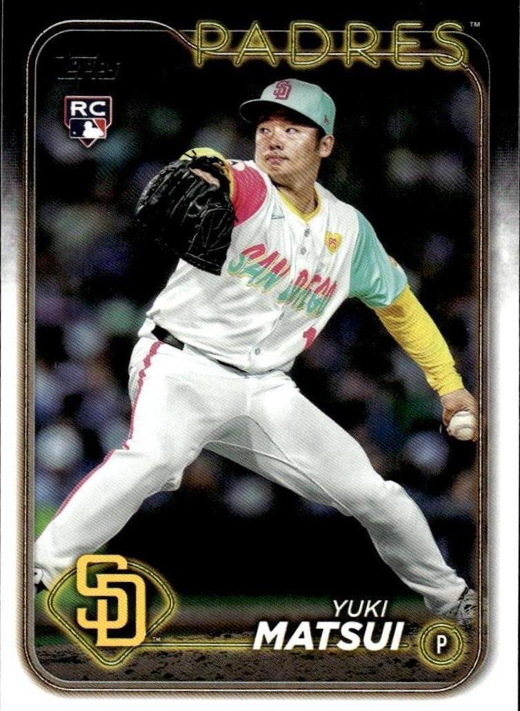 2024 Topps Update Baseball Yuki Matsui #US8 PSA 9