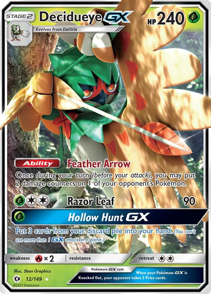 2017 Pokemon Sun & Moon Decidueye #12 PSA 9